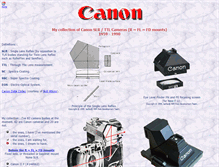 Tablet Screenshot of canon.cavey.org